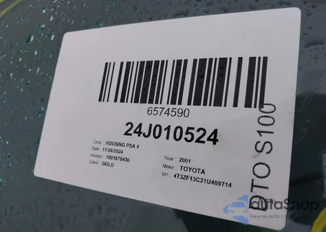 2001 Toyota Sienna Le from USA, damaged, VIN 4T3ZF13C21U409714